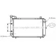 AVA QUALITY COOLING DN2085 - Radiateur, refroidissement du moteur