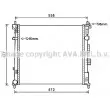 Radiateur, refroidissement du moteur AVA QUALITY COOLING [DN2407]