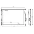 Radiateur, refroidissement du moteur AVA QUALITY COOLING [DN2414]