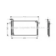 Condenseur, climatisation AVA QUALITY COOLING [DN5184]