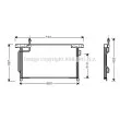 Condenseur, climatisation AVA QUALITY COOLING [DN5202]