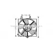 AVA QUALITY COOLING DN7510 - Ventilateur, refroidissement du moteur