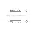 AVA QUALITY COOLING DU2058 - Radiateur, refroidissement du moteur