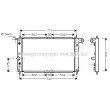 Radiateur, refroidissement du moteur AVA QUALITY COOLING [DW2017]