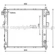 Radiateur, refroidissement du moteur AVA QUALITY COOLING [DW2105]