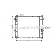 Radiateur, refroidissement du moteur AVA QUALITY COOLING [DW2117]
