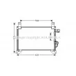 Condenseur, climatisation AVA QUALITY COOLING [DW5076]