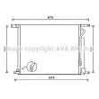 AVA QUALITY COOLING DWA5139D - Condenseur, climatisation