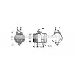 AVA QUALITY COOLING DWK098 - Compresseur, climatisation