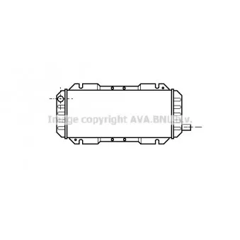 AVA QUALITY COOLING FD2004 - Radiateur, refroidissement du moteur