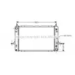 AVA QUALITY COOLING FD2120 - Radiateur, refroidissement du moteur