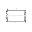 AVA QUALITY COOLING FD2176 - Radiateur, refroidissement du moteur