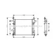 AVA QUALITY COOLING FD2372 - Radiateur, refroidissement du moteur