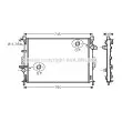 AVA QUALITY COOLING FD2424 - Radiateur, refroidissement du moteur