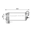 AVA QUALITY COOLING FD4574 - Intercooler, échangeur