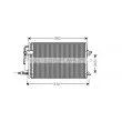 Condenseur, climatisation AVA QUALITY COOLING [FD5323]