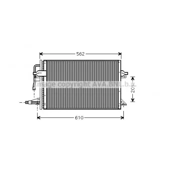 AVA QUALITY COOLING FD5323 - Condenseur, climatisation