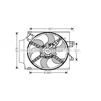 AVA QUALITY COOLING FD7513 - Ventilateur, refroidissement du moteur