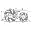 Ventilateur, refroidissement du moteur AVA QUALITY COOLING [FD7543]