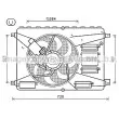 AVA QUALITY COOLING FD7556 - Ventilateur, refroidissement du moteur