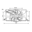 Ventilateur, refroidissement du moteur AVA QUALITY COOLING [FD7565]