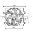 AVA QUALITY COOLING FD7567 - Ventilateur, refroidissement du moteur