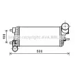 Intercooler, échangeur AVA QUALITY COOLING [FDA4471]