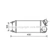 Intercooler, échangeur AVA QUALITY COOLING [FDA4476]