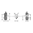 Filtre déshydratant, climatisation AVA QUALITY COOLING [FDD332]