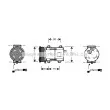 AVA QUALITY COOLING FDK284 - Compresseur, climatisation