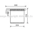 Evaporateur climatisation AVA QUALITY COOLING [FDV458]
