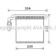 AVA QUALITY COOLING FDV461 - Evaporateur climatisation