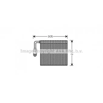 Evaporateur climatisation AVA QUALITY COOLING FDV467