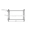 Radiateur, refroidissement du moteur AVA QUALITY COOLING [FT2056]