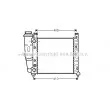 AVA QUALITY COOLING FT2077 - Radiateur, refroidissement du moteur