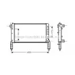 Radiateur, refroidissement du moteur AVA QUALITY COOLING [FT2264]