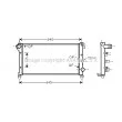 AVA QUALITY COOLING FT2362 - Radiateur, refroidissement du moteur