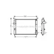 AVA QUALITY COOLING FT2371 - Radiateur, refroidissement du moteur