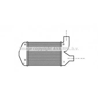 AVA QUALITY COOLING FT4269 - Intercooler, échangeur