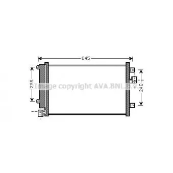 AVA QUALITY COOLING FT5328D - Condenseur, climatisation