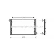 Condenseur, climatisation AVA QUALITY COOLING [FT5402]