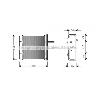 Système de chauffage AVA QUALITY COOLING OEM 46721123