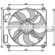 Ventilateur, refroidissement du moteur AVA QUALITY COOLING [FT7551]