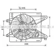 AVA QUALITY COOLING FT7575 - Ventilateur, refroidissement du moteur