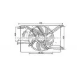 Ventilateur, refroidissement du moteur AVA QUALITY COOLING [FT7579]