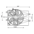 Ventilateur, refroidissement du moteur AVA QUALITY COOLING [FT7598]