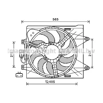 AVA QUALITY COOLING FT7604 - Ventilateur, refroidissement du moteur