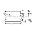 Radiateur, refroidissement du moteur AVA QUALITY COOLING [FTA2291]