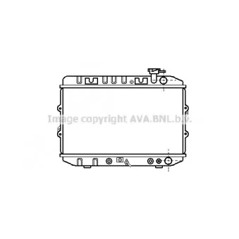 Radiateur, refroidissement du moteur AVA QUALITY COOLING HD2026