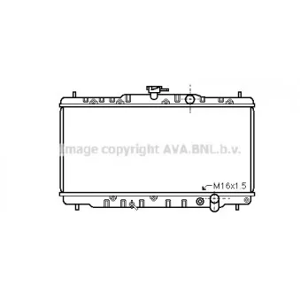 AVA QUALITY COOLING HD2054 - Radiateur, refroidissement du moteur